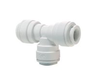 White Poly Reducing Tee